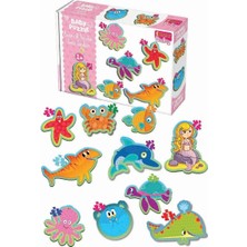 Uravas Store 1710 Dıytoy, Baby Puzzle-Benim Ilk Puzzle Deniz Canlıları
