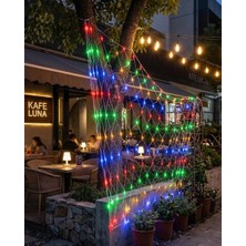 Tgzm Ağ Şeklinde LED File Işık Dekoratif Ortam Aydınlatma Bahçe Balkon Süsü - TG0012-2QEC13