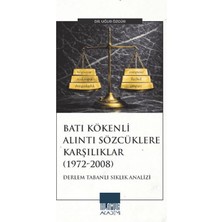 Ihlamur Akademi Batı Kökenli Alıntı Sözcüklere Karşılıklar (1972-2008)