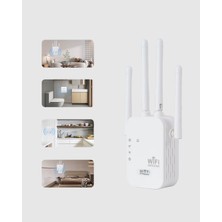 OEM 50 Cihaz Destekli 300MBPS Kablosuz Sinyal Güçlendirici RJ45 Kablolu Kullanım - 5465-3722