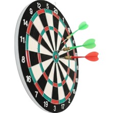 Lowell Home Şık Tasarımlı 15 Inç Dart Tahtası Metal Uçlu 4 Ok Seti - LO0029-5Z26P9