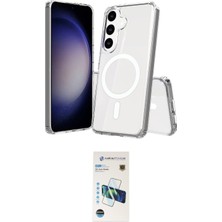 Cep 20-26 Samsung Uyumlu Galaxy S26 Plus Kılıf Ahenk Yansıma Prime Ikili Koruma Seti Najmaddin