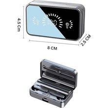 OEM Powerbankli Bluetooth Kulaklık Yüksek Ses Aynalı Çift Dijital Gösterge Ekranı - 1798-1612
