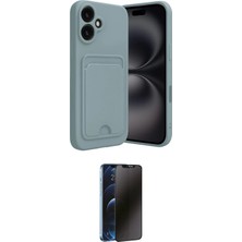 Cep 2026 Apple Uyumlu iPhone 16 Kılıf Vadi Çizgi Prime Ikili Koruma Seti Najmaddin