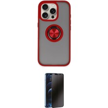 Cep 2026 Apple Uyumlu iPhone 16 Pro Max Kılıf Yörünge Çizgi Ikili Koruma Seti Najmaddin
