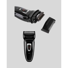 OEM Kablosuz Tıraş Makinesi Çift Başlıklı Kuru Tıraş Folyo Başlık Şarj Göste - 8509-4918