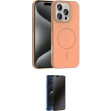 Cep 2026 Apple Uyumlu iPhone 16 Pro Max Kılıf Siluet Doku Özel Seri Ikili Koruma Seti Najmaddin