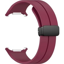 Magicool Watch 7 Ultra KR418 Tender Silikon Kordon - Bordo