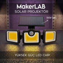 Makerlab Solar Projektör, Sensörlü Yüksek Güç Projektör