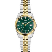 Guess GUGW0936L3 Kadın Kol Saati Çelik Malzeme ile 3 ATM Suya Dayanıklı Yeşil Kadran