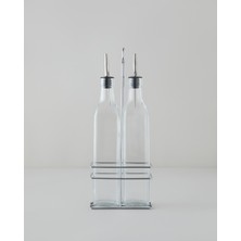 English Home Mono Cam-Metal 2'li Yağdanlik 500 ml Şeffaf