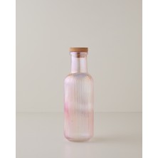 English Home Lucan Cam Şişe 1000 ml Pembe