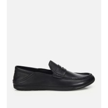 Hotiç Erkek Deri Siyah Comfort Günlük Loafer Ayakkabı