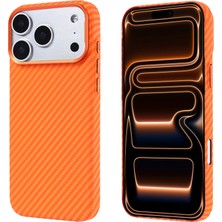 Techno Guru iPhone 17 Pro Kılıf Karbon Fiber Desenli Magsafe Şarj Özellikli Ultra Ince Nekst Premium Kapak