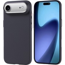 Mobify iPhone 17 Air Kılıf Magsafe Destekli Ultra Ince Karbon Fiber Desenli Slimfiber Premium Kapak