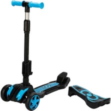 Sinerjim Cool Wheels Combo 3 Tekerlekli Katlanabilir Işıklı Oturaklı Scooter