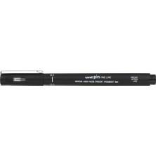  uni-ball pın01-200 teknik çizim kalemi akrilik uçlu fine line pin 0.1 mm siyah (12 li kutu)