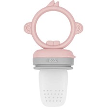 tp Silikon Püre Meyve Sebze Emziği Pinky Pink / Powder Grey