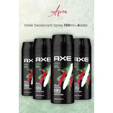Axe Erkek Deodorant Sprey Africa 150 ml x 4 Adet