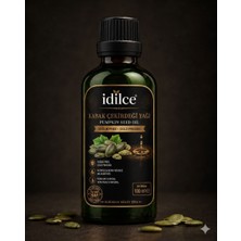 İdilce %100 dağal Kabak Çekirdegi Yagi 100 ml cam şişe