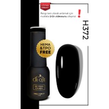 Cr-Oje Kalıcı Oje H372-siyah (5 ML)
