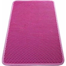 Calperia 60X42 cm Elekli Kedi Tuvaleti Önü Paspası, Sert Plastik