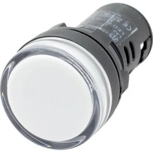 Xkoren XSL-22B/220V ,BEYAZ-220V M22 Sinyal Lamba