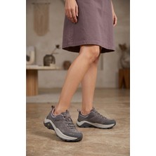Humtto 160560B-4 Gri Kadın Outdoor Trekking Ayakkabı