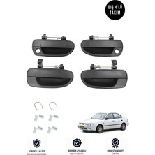 SEMECHLER Hyundaı Accent Admire Milenyum 2000-2005 Arası Uyumlu Ön Arka Sağ Sol Dış Kapı Kolu Takım 4'lü Set