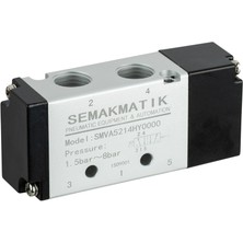 SEMAKMATİK Pnömatik 5/2 - 1/4" Hava Uyarılı Valf