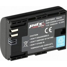 Pdx Canon LP-E6NH Batarya | Yüksek Kapasite | Canon Uyumlu