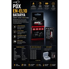 Pdx Nikon EN-EL10 Batarya | Kompakt | Nikon Uyumlu