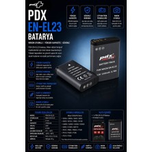 Pdx Nikon EN-EL23 Batarya | Nikon Uyumlu Batarya