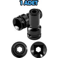 Depomega 1/2 Somun Sökme Matkaba Dönüştürücü 1/4 Bits Uca Çeviren Kilitli Aparat