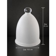Üstün Avize Fabrikası Kandil Avize Camı (19,5cm x 25CM) 1 Adet
