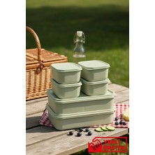 Gugga Mondo - 6'lı 12 Parça Saklama Kabı Organizer Set
