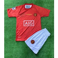 BARBITOS Manchester/united Moskova 2008 Sezonu Cristiano Ronaldo Kısa Kol Çocuk Forması