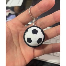Renkli Futbol Topu Clicker Anahtarlık