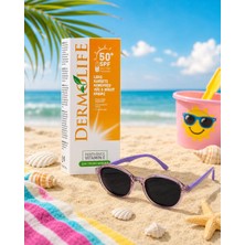 Pulsar Saydam Mor Bebek Güneş Gözlüğü + Dermolife Leke Karşıtı 50SPF Güneş Kremi