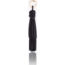 ByTooche Tassel Hakiki Deri El Yapımı Püskül Anahtarlık & Çanta Charmı, Charm