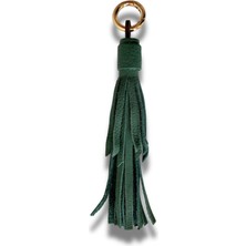 ByTooche Tassel Hakiki Deri El Yapımı Püskül Anahtarlık & Çanta Charmı, Charm