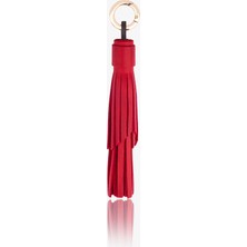 ByTooche Tassel Hakiki Deri El Yapımı Püskül Anahtarlık & Çanta Charmı, Charm