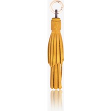 ByTooche Tassel Hakiki Deri El Yapımı Püskül Anahtarlık & Çanta Charmı, Charm