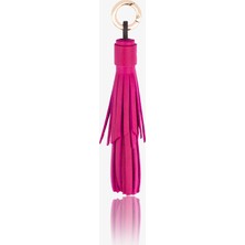ByTooche Tassel Hakiki Deri El Yapımı Püskül Anahtarlık & Çanta Charmı, Charm