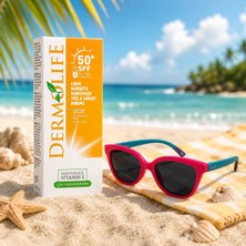 Dermolife Leke Karşıtı 50+ Güneş Kremi + Pulsar Pembe Mavi Bebek Güneş Gözlüğü