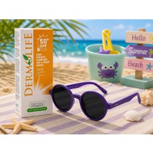 Pulsar Pembe Mavi Bebek Güneş Gözlüğü + Dermolife Leke Karşıtı 50SPF Güneş Kremi