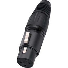 Mykablo 3 Pin XLR Dişi Kaliteli Mikrofon Konnektörü