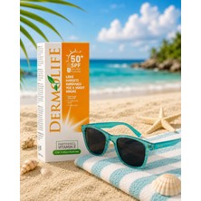 Pulsar Saydam Mavi Bebek Güneş Gözlüğü + Dermolife Leke Karşıtı 50SPF Güneş Kremi