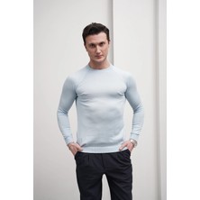 Modefendicom Slimfit Kalıp Pamuklu Triko Yarım Balıkçı Triko Kazak
