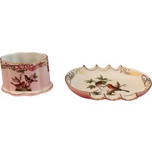 Herend Küllük ( 13,5 cm x 10,5 Cm) ve Sigaralık (7,5 cm x 5,5 cm )